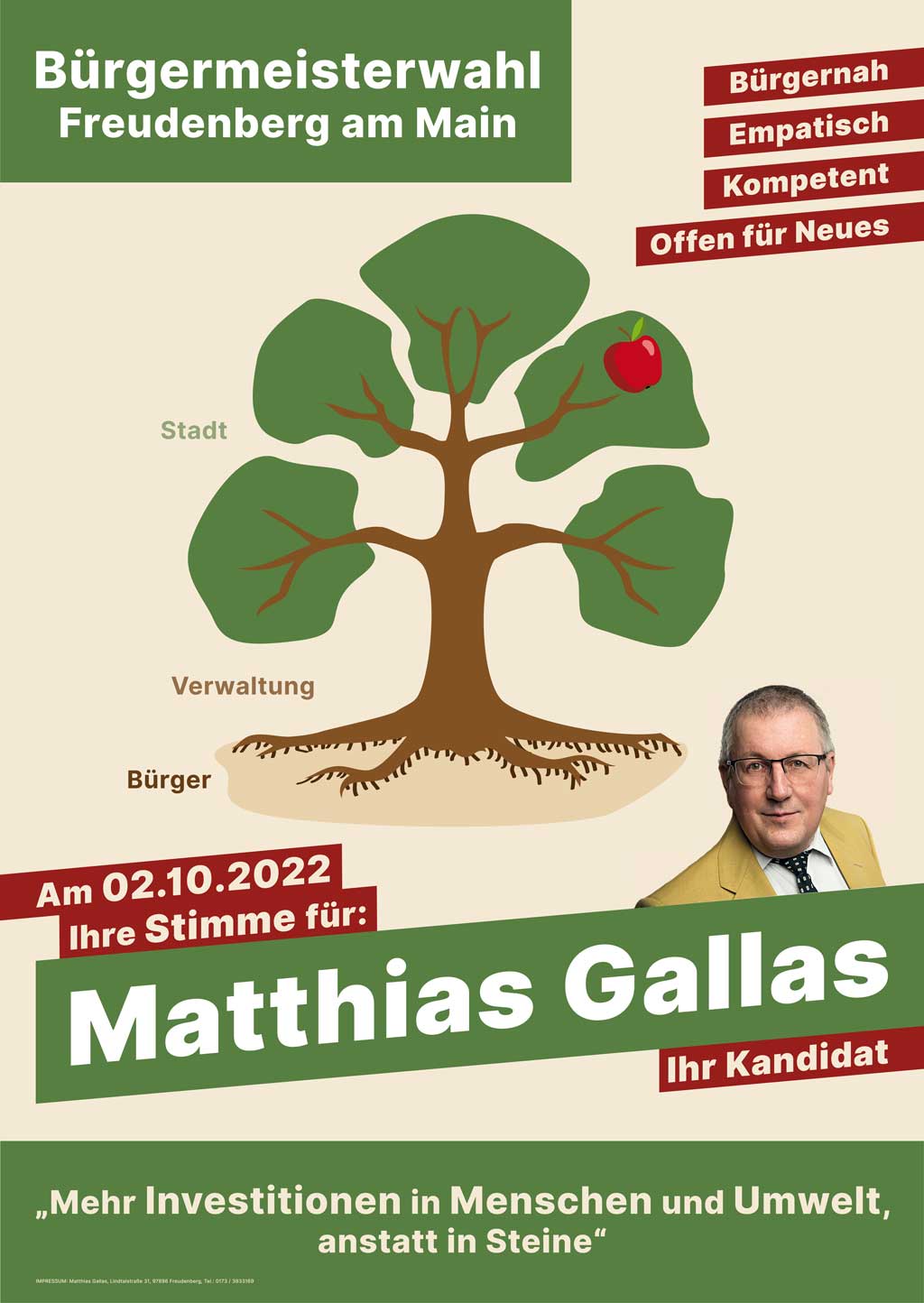 Wahlplakat